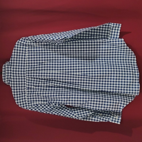 Vineyard Vines Classic Fit Murray Blue Checker Long Sleeve Button Up - Small NWT - Picture 5 of 8